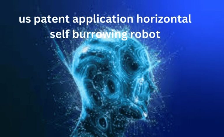 Us Patent Application horizontal self burrowing robot