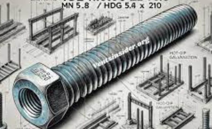 An overview of the HDG 5.8 M24 x 210 Threaded Rod and Ige Filetée Zn 5.8