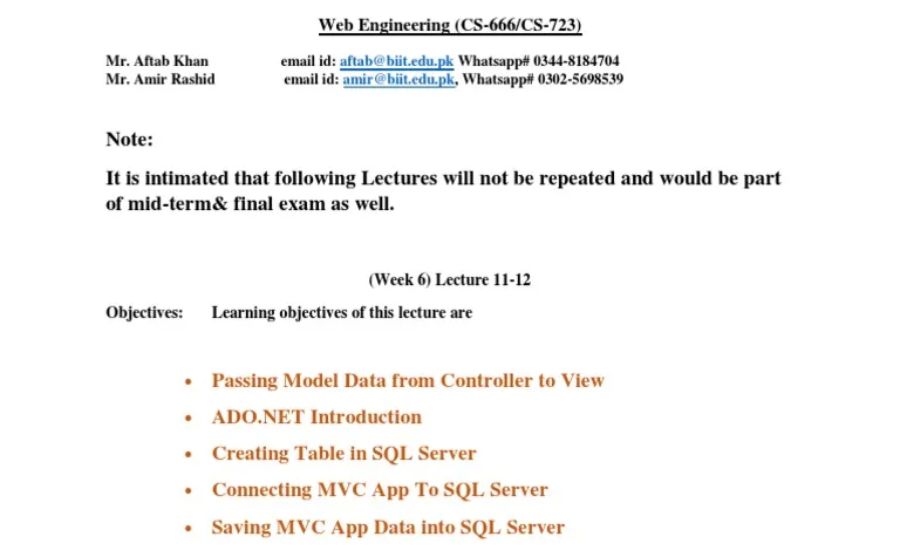 The Assessments Component in Web Applications